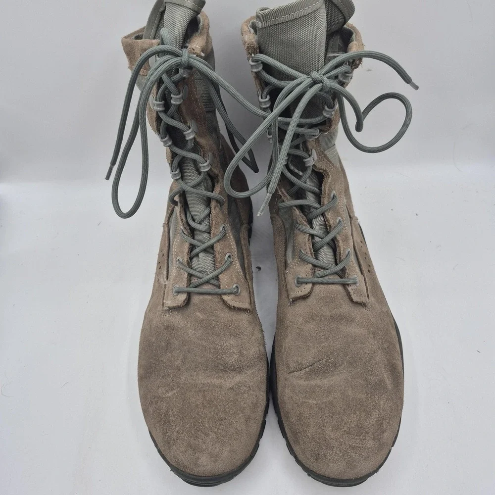 Belleville 620 Boots Mens Size 12.5R Brown Suede Combat Vibram USA Tactical